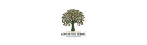 Aguilar Tree Service logo with tree graphic.