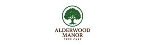 Alderwood Manor Tree Care logo with tree graphic.
