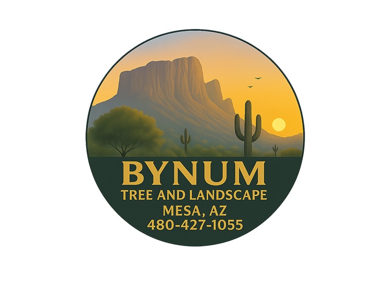 bynum tree and landscape logo