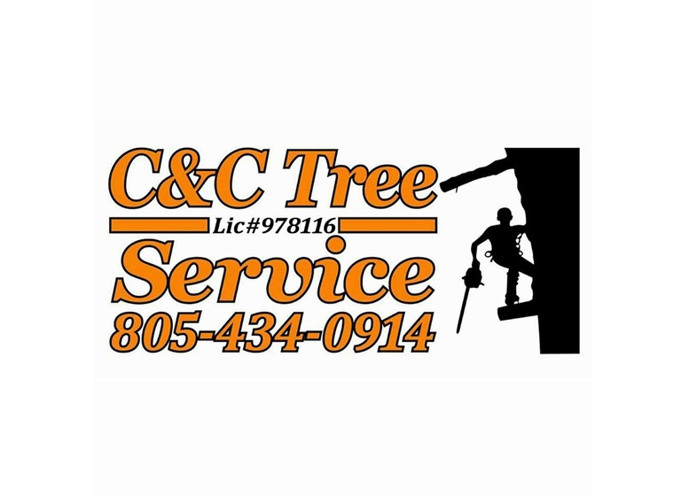 c c tree services logo
