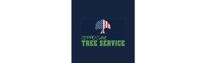 Ceppo Cane Tree Service logo with American flag