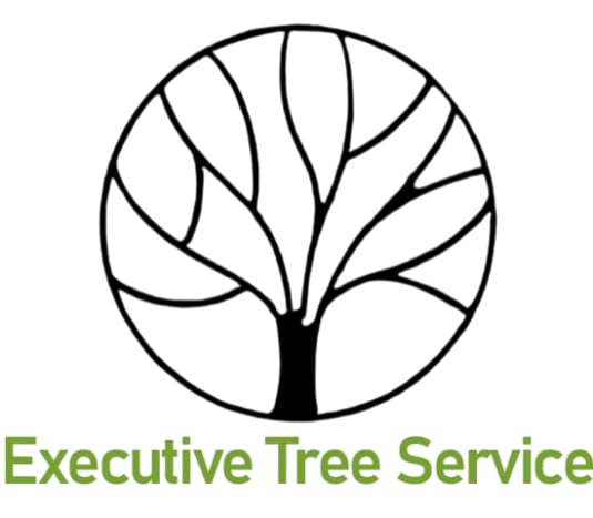 executive tree service logo white background