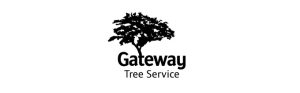 Gateway Tree Service logo with tree silhouette.