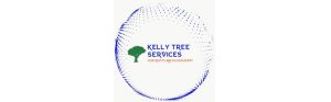 Kelly Tree Services logo with tree graphic.