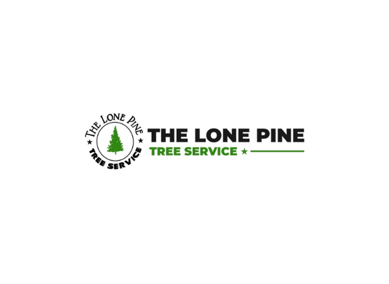 lone pine tree service logo