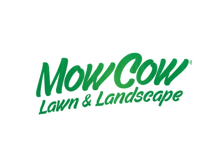 mowcow lawn landscape logo