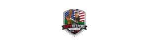 Oath Keepers Tree Care logo with American flag.