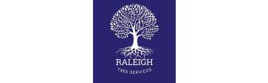 Raleigh Tree Services logo with tree illustration.