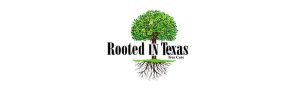 Rooted in Texas Tree Care logo with tree