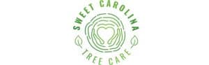 Sweet Carolina Tree Care logo with heart design.
