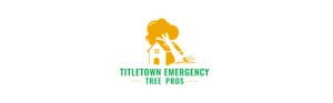 Titletown Emergency Tree Pros logo with house and tree.
