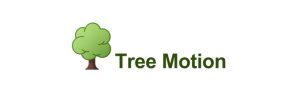 Tree Motion logo with green tree graphic