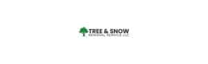 Tree and snow removal service logo