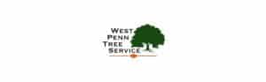 West Penn Tree Service logo with tree illustration.